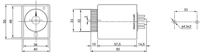 Ah3 Series Time Relay Mini Time Delay Relay 220v Inductive