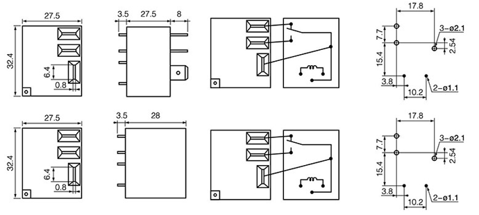 JQX-16F gerneral purpose relay 12v 30a relay T91 relay
